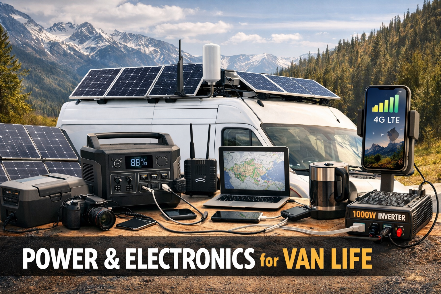 Power Control Vans Power & Electronics: The Backbone of Van Life – Van Living 101